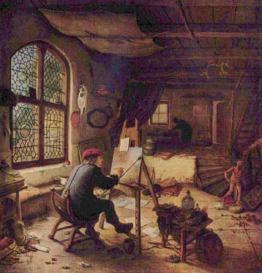 Adriaen van ostade The painter in his workshop china oil painting image
